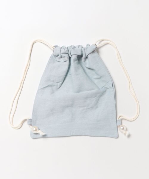 TONE SELECT GOODS(トーンセレクトグッズ)の「Liaa/デニム ナップサック リュック A18714(バックパック/リュック・レディース・ライトブルー・FREE)」の7枚目の写真