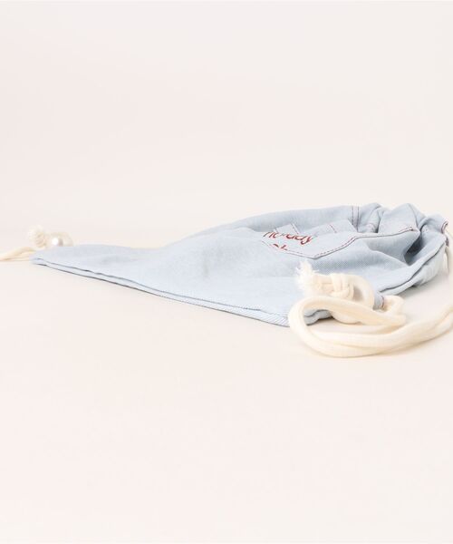 TONE SELECT GOODS(トーンセレクトグッズ)の「Liaa/デニム ナップサック リュック A18714(バックパック/リュック・レディース・ライトブルー・FREE)」の8枚目の写真