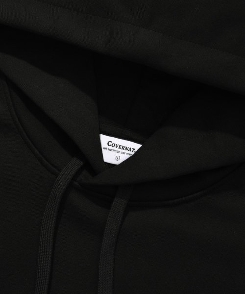 COVERNAT(カバーナット)の「カレッジCロゴドロップフィットフードパーカー ブラック(パーカー・レディース・その他・MEDIUM/LARGE/X-LARGE/SMALL)」の4枚目の写真