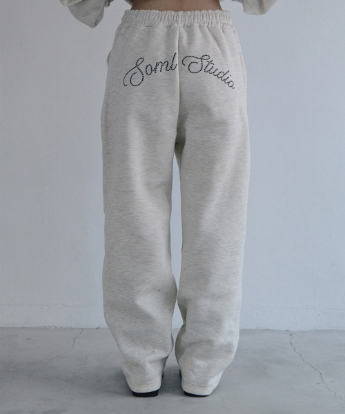 Sweatpant With Hotfix Logo main image 1