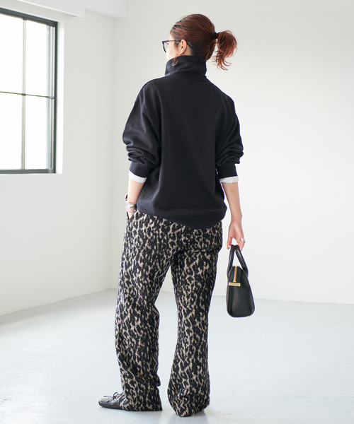 Spick & Span(スピックアンドスパン)の「《WEB限定 / 追加3》裏毛ハイネックプルオーバー(スウェット・レディース・ブラック・FREE)」の10枚目の写真