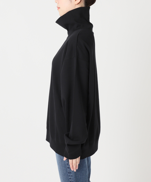 Spick & Span(スピックアンドスパン)の「《WEB限定 / 追加3》裏毛ハイネックプルオーバー(スウェット・レディース・ブラック・FREE)」の12枚目の写真