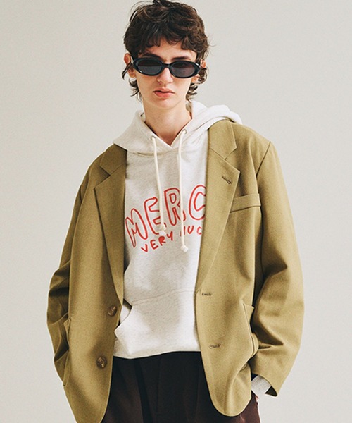 studio CLIP（スタディオクリップ）の「【daily CLIP × holiday】スウェットフーディー（パーカー・レディース・ホワイト/グレー・FREE）」の7枚目の写真