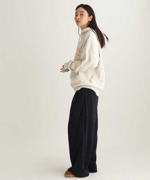 studio CLIP（スタディオクリップ）の「【daily CLIP × holiday】スウェットフーディー（パーカー・レディース・ホワイト/グレー・FREE）」の11枚目の写真