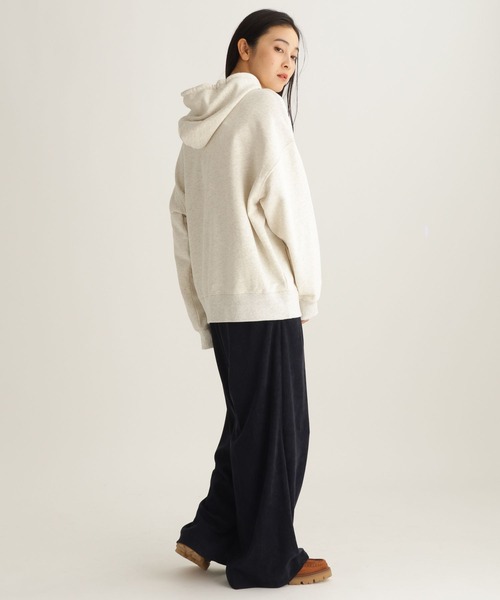 studio CLIP（スタディオクリップ）の「【daily CLIP × holiday】スウェットフーディー（パーカー・レディース・ホワイト/グレー・FREE）」の12枚目の写真