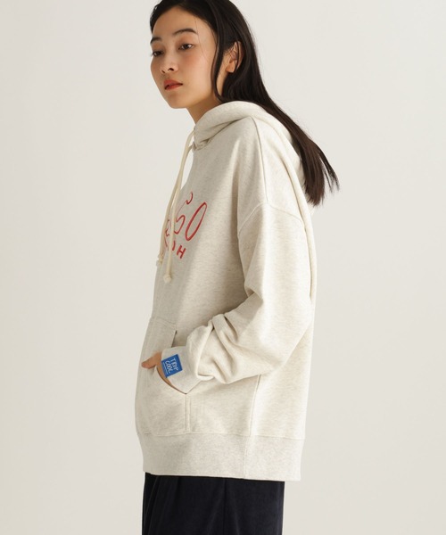 studio CLIP（スタディオクリップ）の「【daily CLIP × holiday】スウェットフーディー（パーカー・レディース・ホワイト/グレー・FREE）」の14枚目の写真