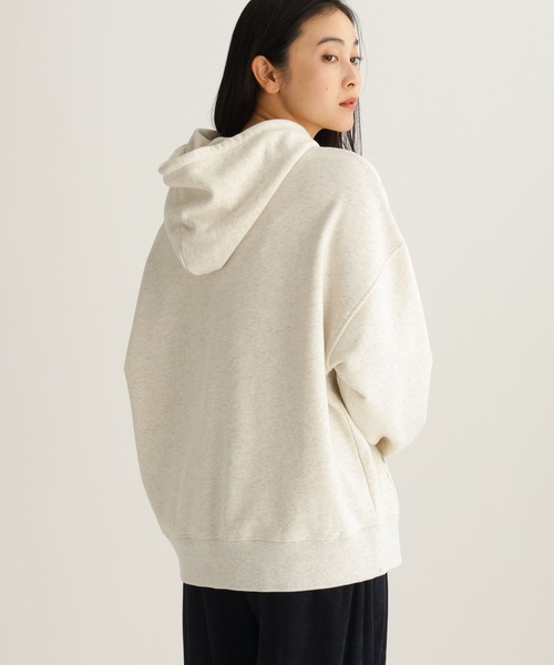 studio CLIP（スタディオクリップ）の「【daily CLIP × holiday】スウェットフーディー（パーカー・レディース・ホワイト/グレー・FREE）」の15枚目の写真