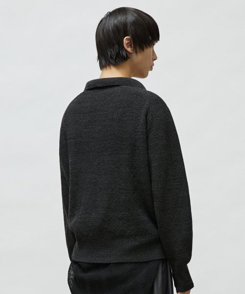 LMOOD（エルムード）の「フィレンツェ V ラグランニット ブラック（ニット/セーター・レディース・その他・46/48/44）」の4枚目の写真