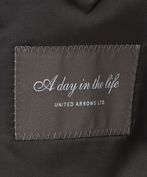 A DAY IN THE LIFE UNITED ARROWS(アデイインザライフユナイテッドアローズ)の「ツイード ツイル チェック 2ボタンジャケット<A DAY IN THE LIFE>(テーラードジャケット・メンズ・ネイビー/グレー系・M/L/XL)」の8枚目の写真