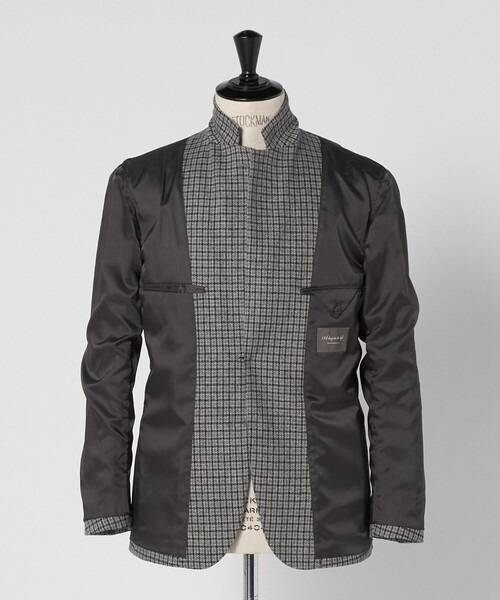 A DAY IN THE LIFE UNITED ARROWS(アデイインザライフユナイテッドアローズ)の「ツイード ツイル チェック 2ボタンジャケット<A DAY IN THE LIFE>(テーラードジャケット・メンズ・ネイビー/グレー系・M/L/XL)」の9枚目の写真