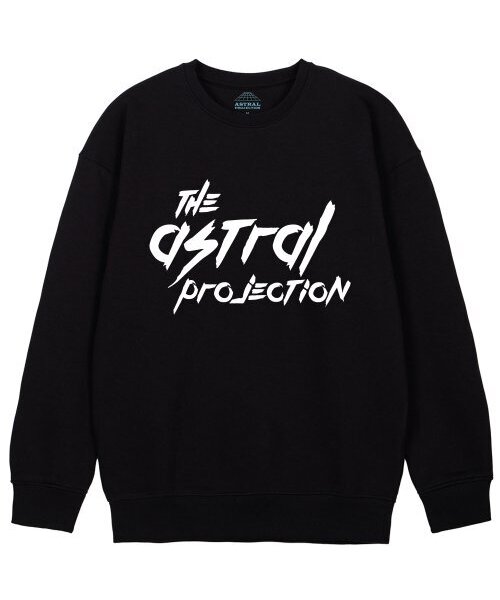 ASTRAL PROJECTION(アストラルプロジェクション)の「パンクレタリングルーズフィットスウェット_ブラック(スウェット・メンズ・その他・LARGE/MEDIUM/X-LARGE/XX-LARGE)」の1枚目の写真