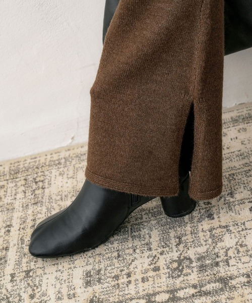 NOAHL（ノアル）の「【NOAHL】ニットフレアパンツ《mayoさんコラボ》（その他パンツ・レディース・チャコール/ベージュ/ブラウン・S/M）」の16枚目の写真