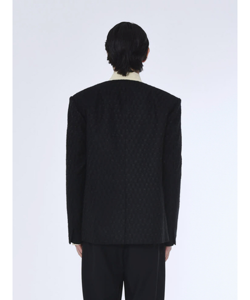THE BALLON(ザバロン)の「MENS COLLARLESS TAILORED JACKET_BLACK(テーラードジャケット・メンズ・ブラック・FREE)」の3枚目の写真