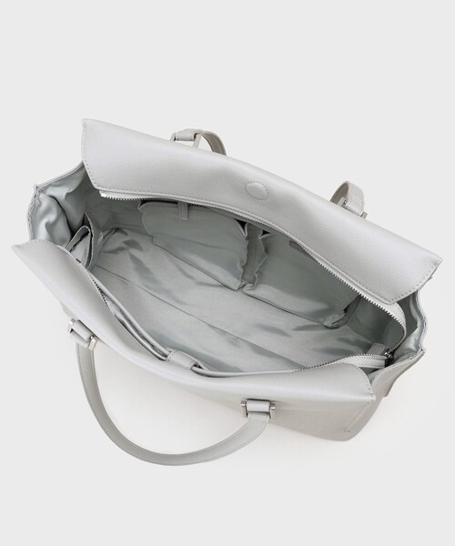 INDIVI（インディヴィ）の「【収納力◎／A4サイズ対応】シゴデキバッグ（トートバッグ・レディース・ライトグレー/ベージュ/ブラック・00）」の12枚目の写真