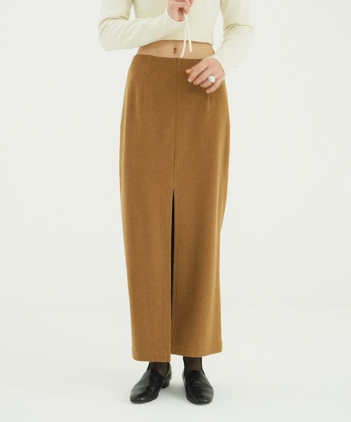 1/21限定価格！CLANEクラネTEXTURE SLIT SKIRTスカート セール】TEXTURE SLIT SKIRT（スカート）｜CLANE（クラネ）の