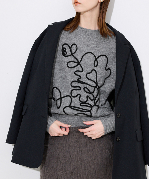 セール】habi フラワーニット（ニット/セーター）｜SLOBE IENA