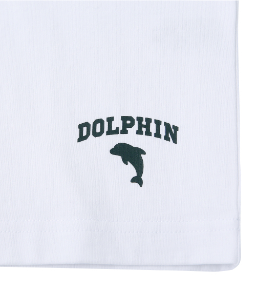 DOLPHIN WAVE APPAREL(ドルフィンウェーブアパレル)の「ドルフィンシリコンプリントラグラン半袖Tシャツブラック(Tシャツ/カットソー・メンズ・その他・MEDIUM/LARGE/X-LARGE)」の3枚目の写真