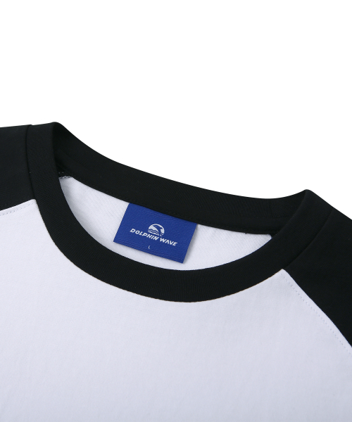 DOLPHIN WAVE APPAREL(ドルフィンウェーブアパレル)の「ドルフィンシリコンプリントラグラン半袖Tシャツブラック(Tシャツ/カットソー・メンズ・その他・MEDIUM/LARGE/X-LARGE)」の4枚目の写真