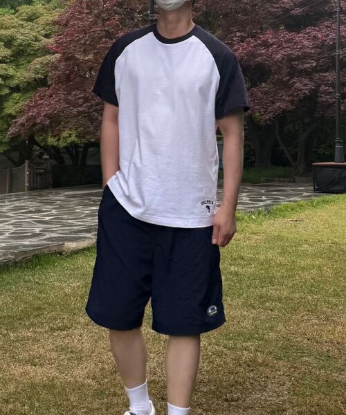 DOLPHIN WAVE APPAREL(ドルフィンウェーブアパレル)の「ドルフィンシリコンプリントラグラン半袖Tシャツブラック(Tシャツ/カットソー・メンズ・その他・MEDIUM/LARGE/X-LARGE)」の10枚目の写真