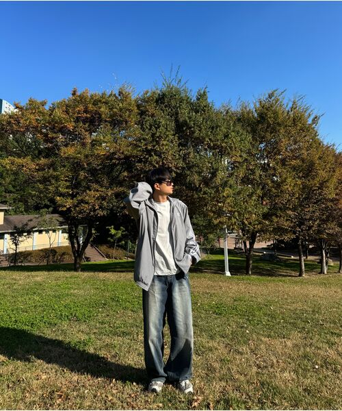 TEN PAST SEVEN(テン ファスト セブン)の「ブラシドワイドデニムパンツ(デニムパンツ・メンズ・その他・SMALL/MEDIUM/LARGE)」の2枚目の写真