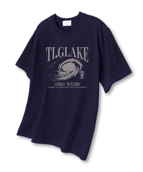 TI.GLAKE(ティーグレイク)の「ゼロルオーバーサイズ半袖Tシャツネイビー(Tシャツ/カットソー・メンズ・その他・LARGE/X-LARGE/XX-LARGE)」の1枚目の写真