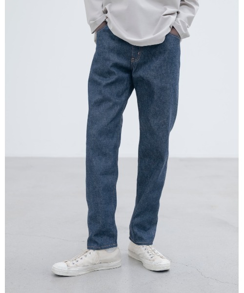uniform experiment（ユニフォームエクスペリメント）の「RIGID SLIM-FIT JEANS（デニムパンツ・メンズ・インディゴブルー・1/2/3/4/5）」の2枚目の写真