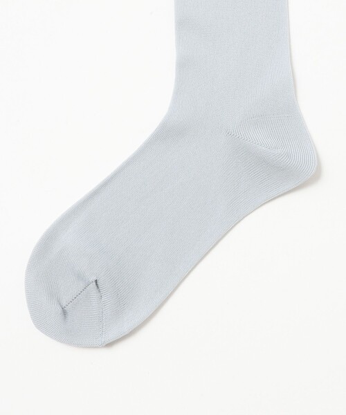 Demi-Luxe BEAMS（デミルクス ビームス）の「ブライト ソリッド ソックス（ソックス/靴下・レディース・サックスブルー/ベージュ/ブラウン・ONE SIZE）」の5枚目の写真