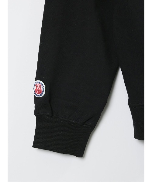 semantic design（セマンティックデザイン）の「WEB限定販売【裏毛スエット ゆったり】YOIDORE 下戸カエル プルパーカー（パーカー・メンズ・グリーン/ブラック・MEDIUM/LARGE/X-LARGE）」の9枚目の写真