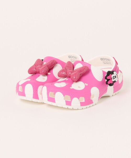 Disney(ディズニー)の「クロックス トドラー ミニーマウス クラシック クロッグ ディズニー/ crocs Minnie Mouse Classic Clog T(サンダル・キッズ・マルチ・15.5cm/15cm/14cm/17.5cm/16.5cm)」の1枚目の写真