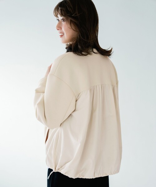 ANY SIS（エニィスィス）の「フォルミックコンビ アウター（その他アウター・レディース・ネイビー系/アイボリー系・X-SMALL）」の7枚目の写真