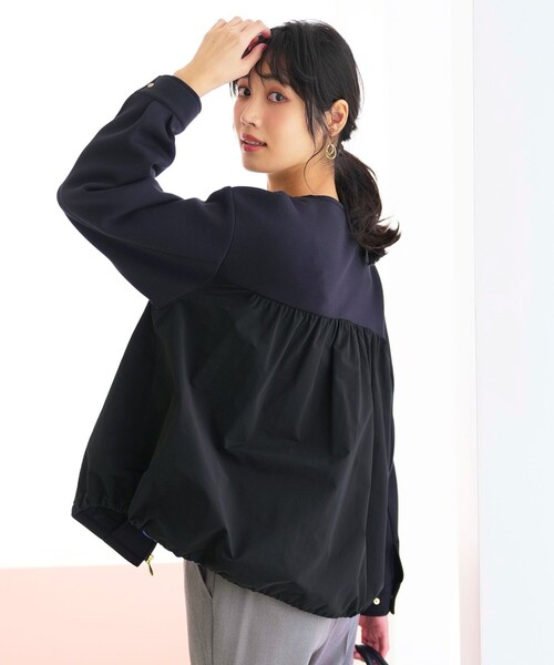 ANY SIS（エニィスィス）の「フォルミックコンビ アウター（その他アウター・レディース・ネイビー系/アイボリー系・X-SMALL）」の9枚目の写真