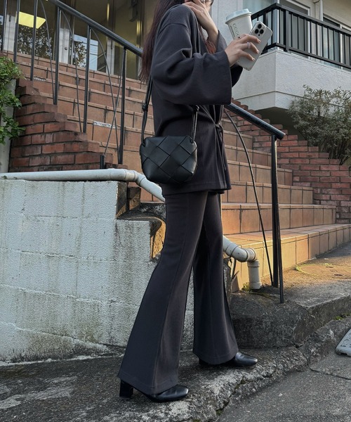 WILLFULLY（ウィルフリー）の「center seam rib flare PT（その他パンツ・レディース・オートミール/グレー系その他/ライム・L/FREE）」の18枚目の写真