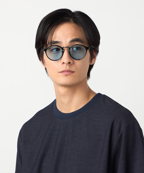 COMME CA ISM(コムサイズム)の「ボストン型 サングラス(サングラス・メンズ・ブルー/ライトグリーン/ブラック・FREE)」の3枚目の写真