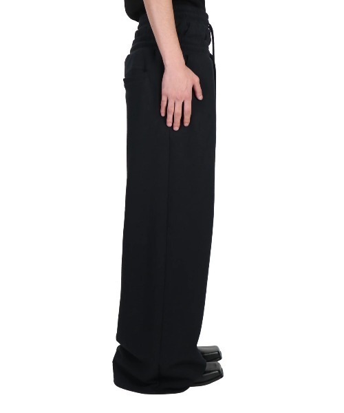 JOHN LAWRENCE SULLIVAN（ジョンローレンスサリバン）の「JOHN LAWRENCE SULLIVAN SWEAT STUCKED PANTS (JLS-05-10)（その他パンツ・メンズ・ブラック/グレー・MEDIUM/SMALL）」の4枚目の写真