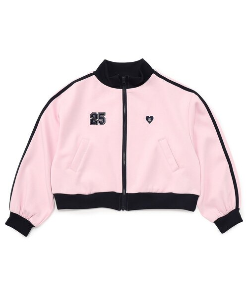 algy（アルジー）の「トラックジャケット_ジュニア対応（ブルゾン・キッズ・ピンク/ネイビー/アイボリー・160/150/140/130）」の3枚目の写真