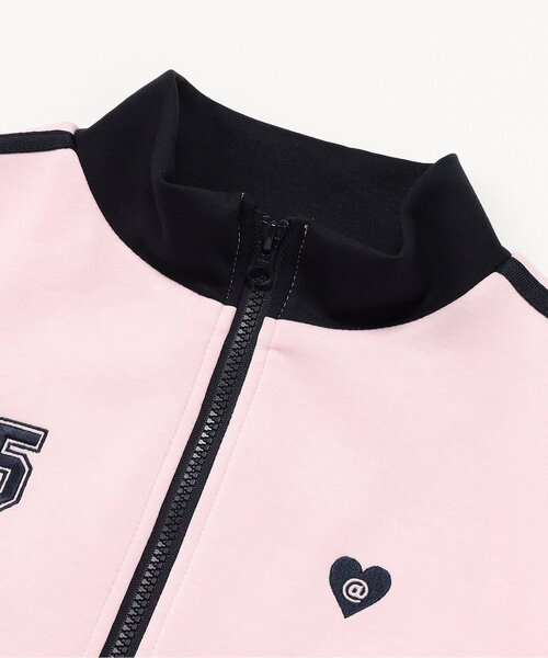 algy（アルジー）の「トラックジャケット_ジュニア対応（ブルゾン・キッズ・ピンク/ネイビー/アイボリー・160/150/140/130）」の8枚目の写真