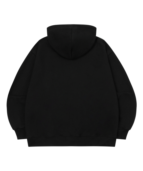 MUCENT（ムセント）の「レザーポイントフードティー 男女共用 (2カラー)（パーカー・レディース・グレー/ブラック・L/S）」の3枚目の写真