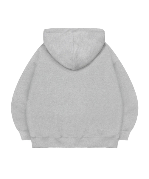 MUCENT（ムセント）の「レザーポイントフードティー 男女共用 (2カラー)（パーカー・レディース・グレー/ブラック・L/S）」の5枚目の写真