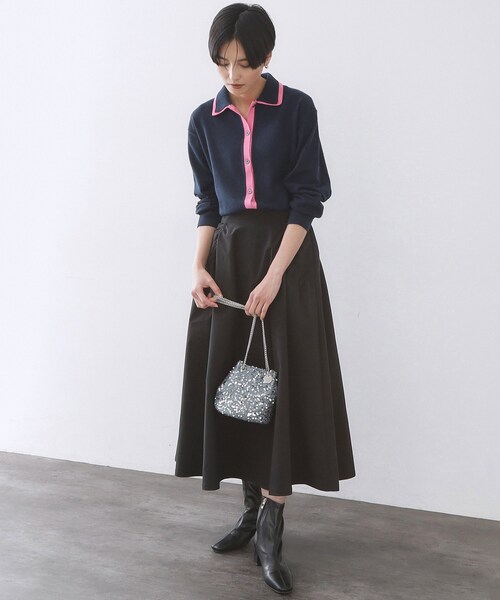 OPAQUE.CLIP（オペークドットクリップ）の「【2WAY】スパンコールミニショルダー（ショルダーバッグ・レディース・ブラック/グレー・00）」の6枚目の写真