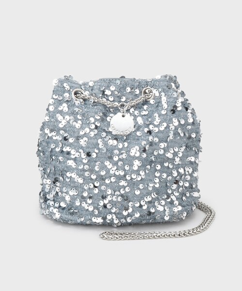 OPAQUE.CLIP（オペークドットクリップ）の「【2WAY】スパンコールミニショルダー（ショルダーバッグ・レディース・ブラック/グレー・00）」の8枚目の写真