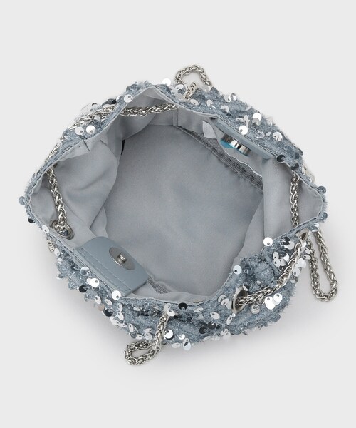 OPAQUE.CLIP（オペークドットクリップ）の「【2WAY】スパンコールミニショルダー（ショルダーバッグ・レディース・ブラック/グレー・00）」の12枚目の写真