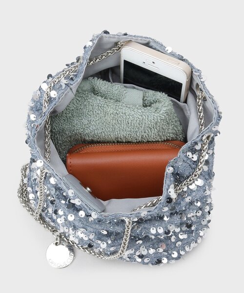 OPAQUE.CLIP（オペークドットクリップ）の「【2WAY】スパンコールミニショルダー（ショルダーバッグ・レディース・ブラック/グレー・00）」の14枚目の写真