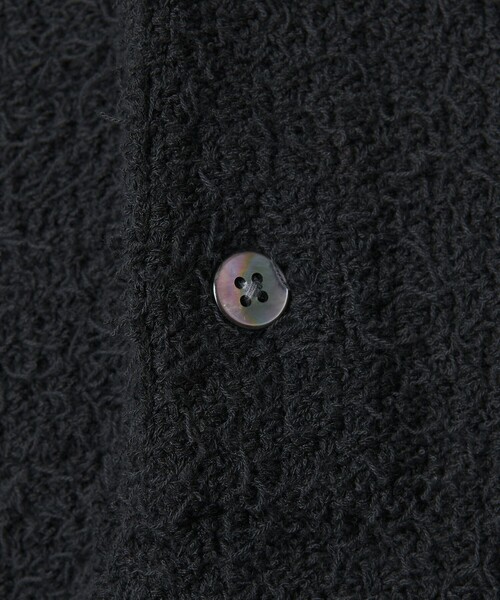 MONKEY TIME(モンキータイム)の「コットン ナイロン カールヤーン ポロシャツ(ニット/セーター・メンズ・ケリーグリーン/ブラック・XL/L/M/S)」の9枚目の写真