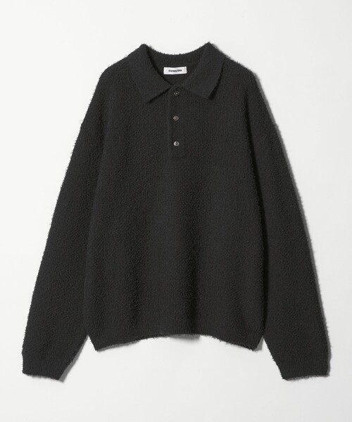 MONKEY TIME(モンキータイム)の「コットン ナイロン カールヤーン ポロシャツ(ニット/セーター・メンズ・ケリーグリーン/ブラック・XL/L/M/S)」の11枚目の写真