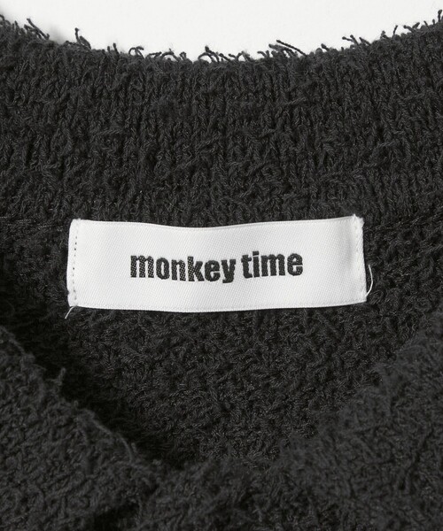 MONKEY TIME(モンキータイム)の「コットン ナイロン カールヤーン ポロシャツ(ニット/セーター・メンズ・ケリーグリーン/ブラック・XL/L/M/S)」の17枚目の写真