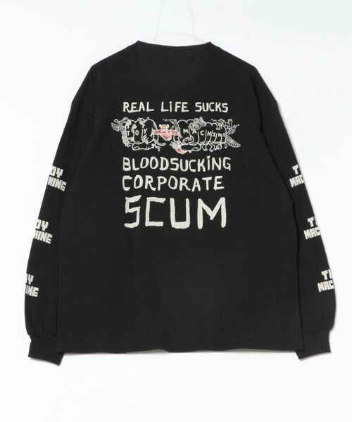 TOY　MACHINE（トイ　マシーン）の「TOY MACHINE/トイマシーン 長袖 Tシャツ ロンT バックプリント MTMPGLT6（Tシャツ/カットソー・メンズ・ブラック/ホワイト・M/XL/L）」の3枚目の写真