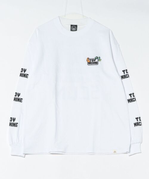 TOY　MACHINE（トイ　マシーン）の「TOY MACHINE/トイマシーン 長袖 Tシャツ ロンT バックプリント MTMPGLT6（Tシャツ/カットソー・メンズ・ブラック/ホワイト・M/XL/L）」の20枚目の写真