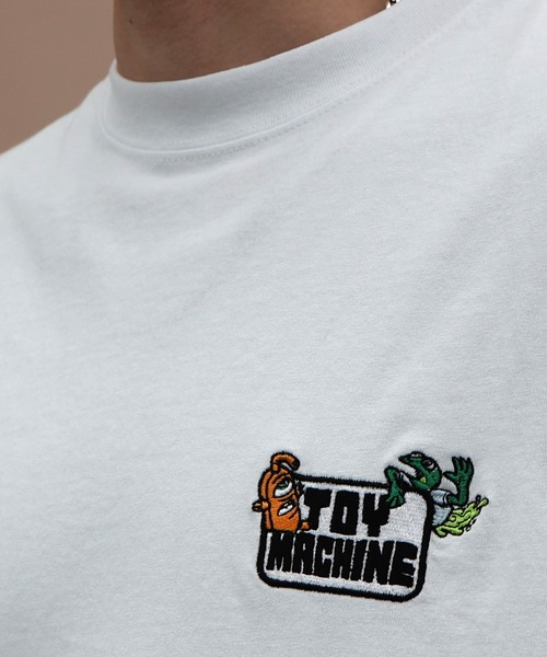TOY　MACHINE（トイ　マシーン）の「TOY MACHINE/トイマシーン 長袖 Tシャツ ロンT バックプリント MTMPGLT6（Tシャツ/カットソー・メンズ・ブラック/ホワイト・M/XL/L）」の11枚目の写真