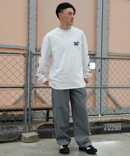 TOY　MACHINE（トイ　マシーン）の「TOY MACHINE/トイマシーン 長袖 Tシャツ ロンT バックプリント MTMPGLT6（Tシャツ/カットソー・メンズ・ブラック/ホワイト・M/XL/L）」の7枚目の写真