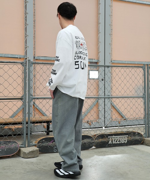 TOY　MACHINE（トイ　マシーン）の「TOY MACHINE/トイマシーン 長袖 Tシャツ ロンT バックプリント MTMPGLT6（Tシャツ/カットソー・メンズ・ブラック/ホワイト・M/XL/L）」の8枚目の写真